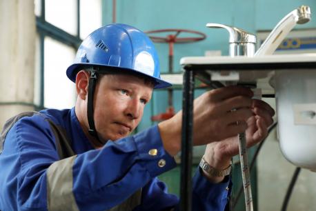 Best plumbing technicians competed at Altai-Koks