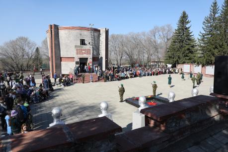 Victory Day celebrations at Altai-Koks