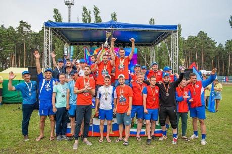 “Vizovets” team participating in NLMK Group Corporate games